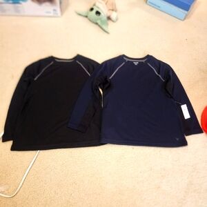 Nwt sz 6/7 old navy ls mesh performance tee bundle